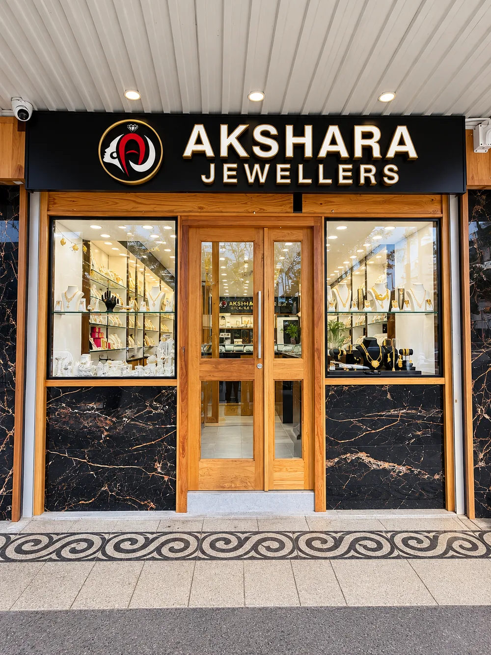 The Akshara Jewellers shopfront on Marion Street, Harris Park